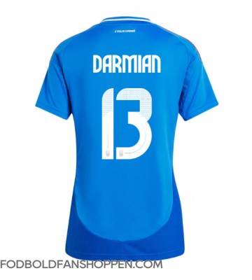 Italien Matteo Darmian #13 Hjemmebanetrøje Dame EM 2024 Kortærmet